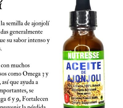 ACEITE DE AJONJOLÍ (SÉSAMO)