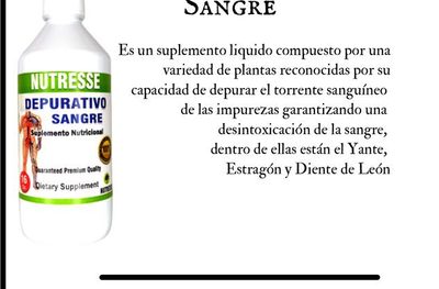 DEPURATIVO DE SANGRE