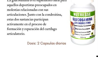 GLUCOSAMINA CON CHONDROITINA